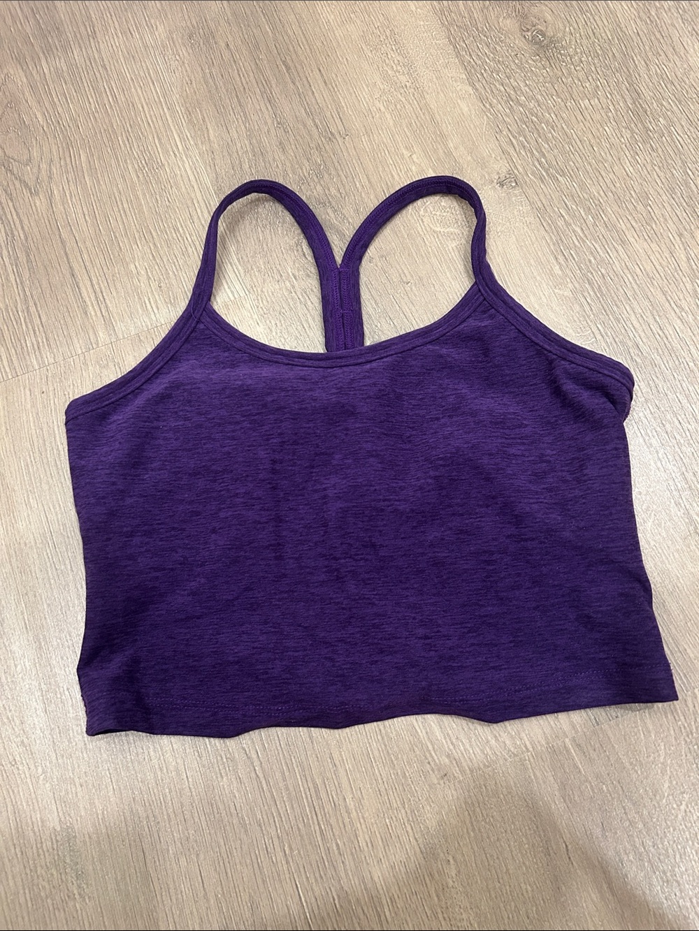 Beyond Yoga Purple Racerback Crop Tank